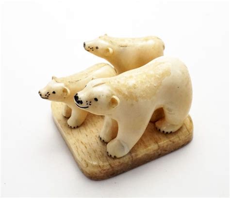 Vintage Ivory Bear Family – Home & Away Gallery