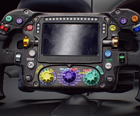 ArtStation - Mercedes W14 F1 steering wheel | Resources