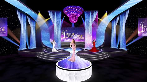 3D DESIGN STAGE MISS UNIVERSE VIETNAM :: Behance