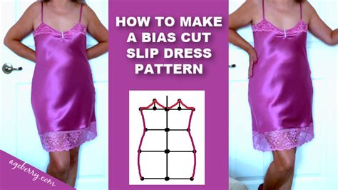 Bias cut slip dress pattern