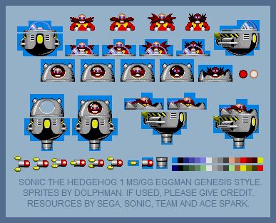 STH1 Dr. Eggman/Robotnik 8-bit (Genesis Style) by retrobunyip | Genesis, 8 bit, Eggman