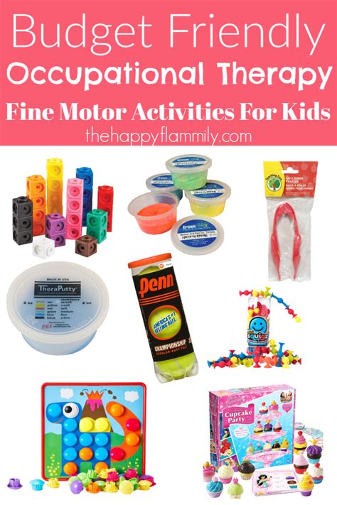 9 Fine Motor Occupational Therapy Exercises - The Happy Flammily