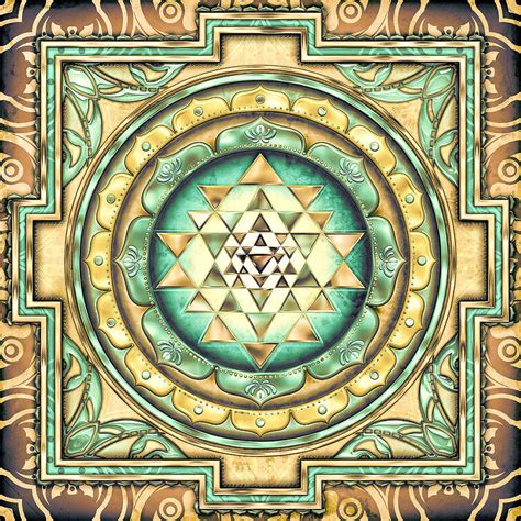 Sri Yantra 3 Digital Art by SampadArt Gallery - Fine Art America