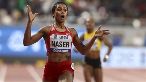 Women's 400m world champion Naser suspended