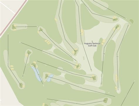 Golf course maps – Points of interest