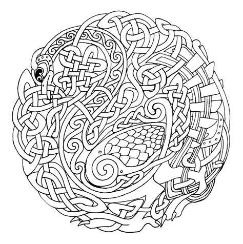 Free Printable Celtic Mandala Coloring Pages, Download Free Printable ...