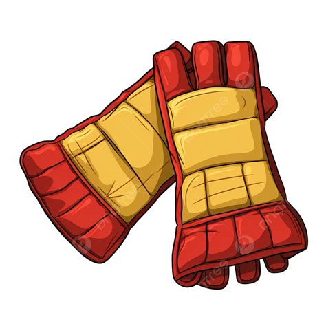 Warm Winter Gloves New Year Cartoon Style Illustration, Mitten, Glove, Clothing PNG Transparent ...