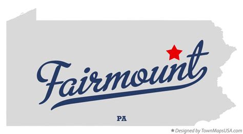 Map of Fairmount, PA, Pennsylvania