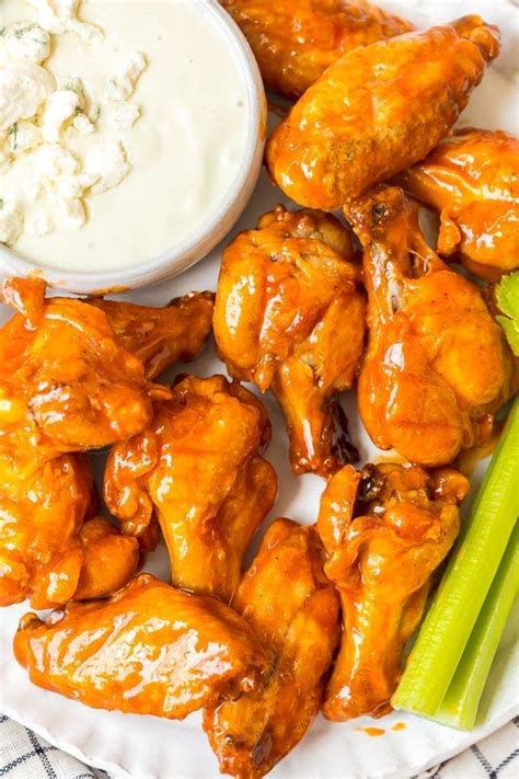 Buffalo Wings Recipe (VIDEO) - Baked Buffalo Chicken Wings