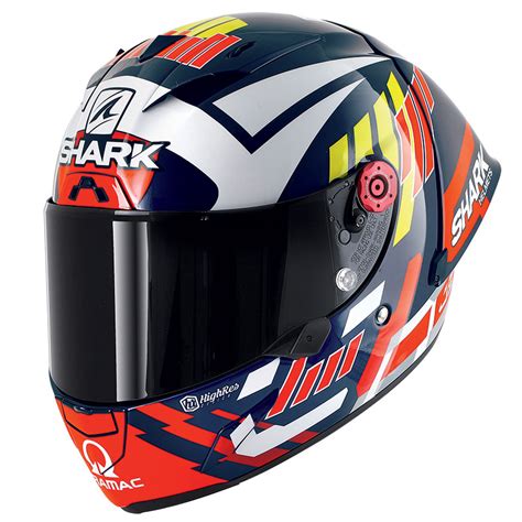 Shark Race R Pro Gp Replica Zarco Signature Helmet HE8423EBWR Full Face ...