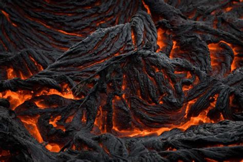 Abstract Photos of Cooling Lava from Iceland's Erupting Volcano | PetaPixel