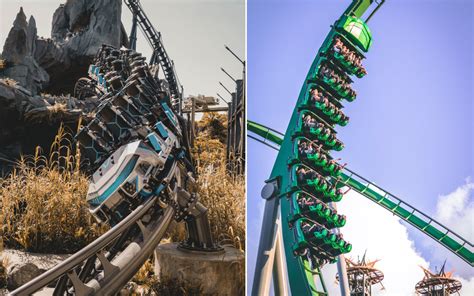 Velocicoaster vs Hulk Roller Coaster: Intensity, Speed, and Thrills Compared