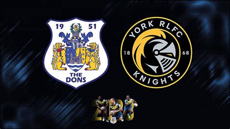 MATCH GUIDE | Doncaster RLFC v York RLFC