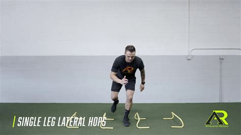 Single Leg Lateral Hops - YouTube