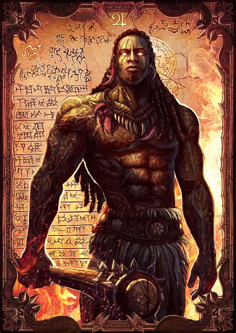 Marduk, Walter Brocca | Afro art, Black love art, Character art