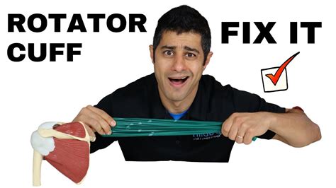 rotator cuff exercises with resistance bands - YouTube