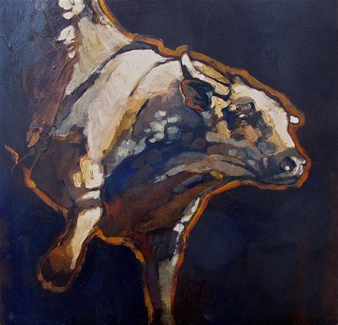 Bucking Bull Painting at PaintingValley.com | Explore collection of ...