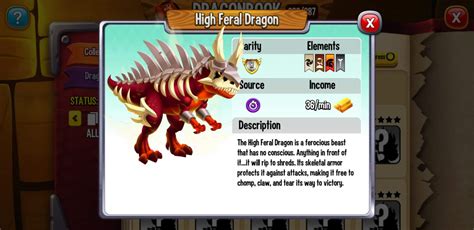 High Feral Dragon | Wiki | Dragon City. Amino