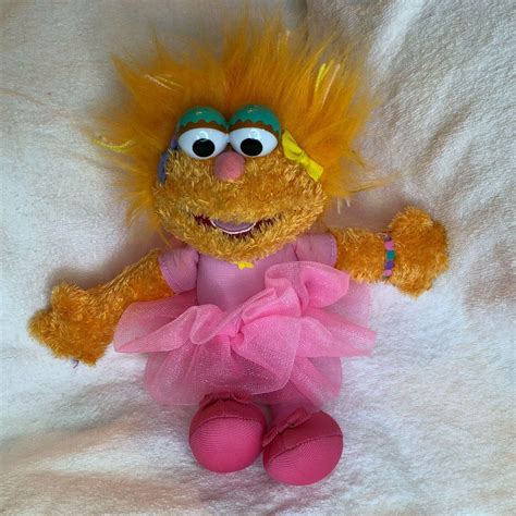 Sesame Street Zoe Ballerina Plush Sesame Place Stuffed Doll Muppet 9" | #3924821031