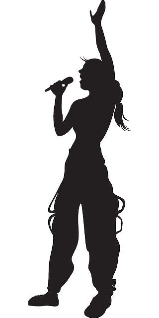 Silhouette Art Singing, PNG, 1400x980px, Silhouette, Arm, Art - Clip ...