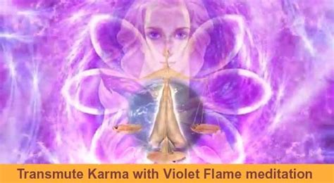 Violet Flame Meditation Healing to improve & clean Karma