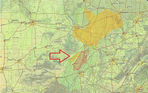 Prehistoric Earthquake Fault in Missouri That Isn't New Madrid?