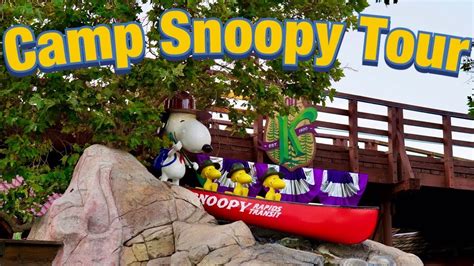 FULL Camp Snoopy TOUR at Knott’s Berry Farm 2021|Height for rides, food, and merchandise - YouTube