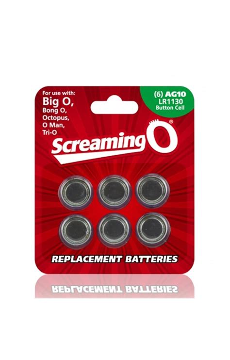 Replacement Batteries - 6 Pack - Each - AG10 - LR1130 - Button Cell - BAT6-110AE