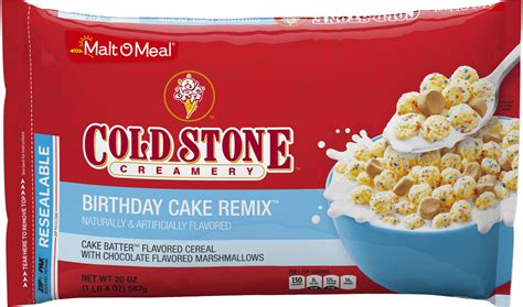 Cold Stone Creamery Birthday Cake Remix Cereal | Food, Flavored marshmallows