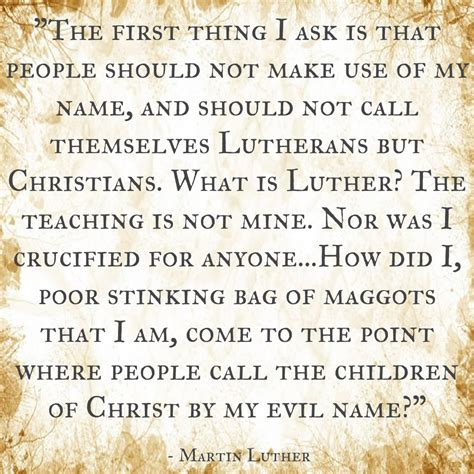 WHAT IS LUTHER? - Christ-Centered Quotes