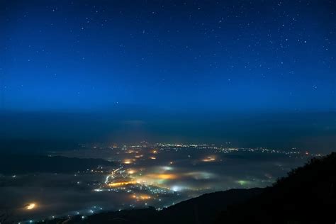 HD wallpaper: aerial photo of lighted city during nighttime, japan, kumamoto | Wallpaper Flare