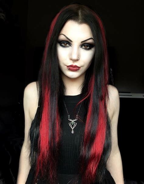 Megan Mayhem Hair Color Pastel, Red Hair Color, Hair Inspo Color, Cool Hair Color, Gothic Girls ...