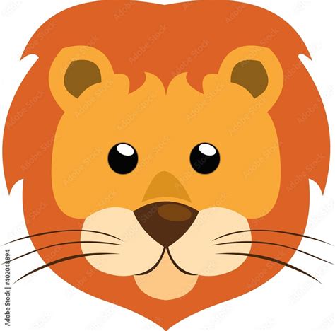 Cartoon Lioness Head