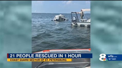 Coast Guard rescues 21 people within 1 hour this weekend - The Suncoast News & Scoop