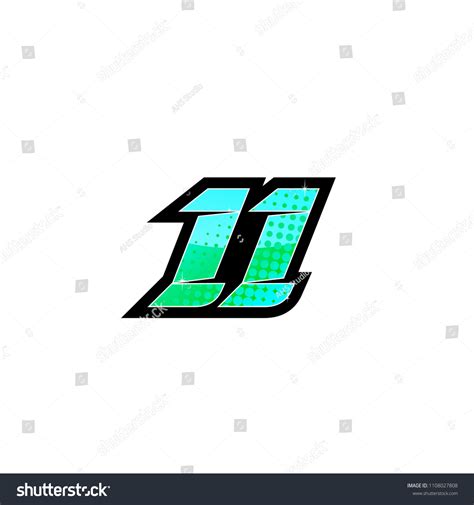 Racing Number Start Racing Number Sport Stock Vector (Royalty Free ...