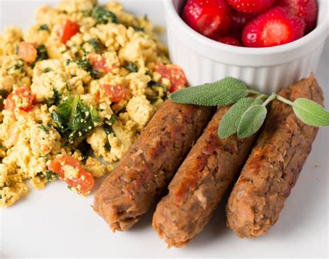 Vegan Breakfast Sausage Links - Oil-Free - A Plantiful Path