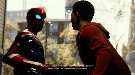 Spider-Man Meets Miles Morales (Iron Spider Suit Walkthrough) - Marvel's Spider-Man - YouTube