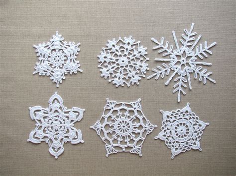 White Snowflakes Christmas Decors Xmas Tree Ornaments - Etsy