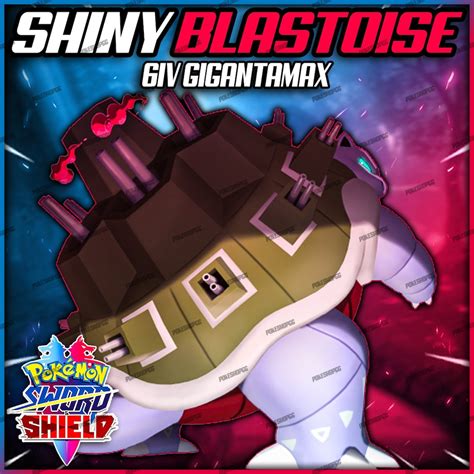 Shiny Blastoise / 6IV / GMAX / Battle Ready / Best Stats / - Etsy