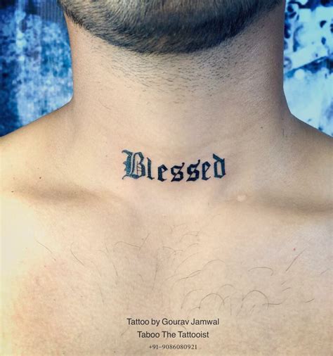 11+ Blessed Neck Tattoo Ideas That Will Blow Your Mind!