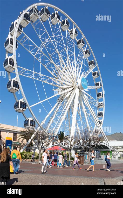 The Cape Wheel, a large ferris wheel at the V and A Waterfront, Cape ...