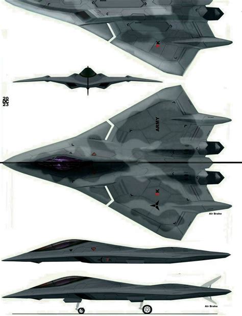 NGAD 6th Gen Fighter Profile на Behance in 2024 | Space ship concept art, Aircraft design, Space ...