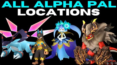 Palworld: All 43 Alpha Pal Boss Locations | Field Bosses - YouTube