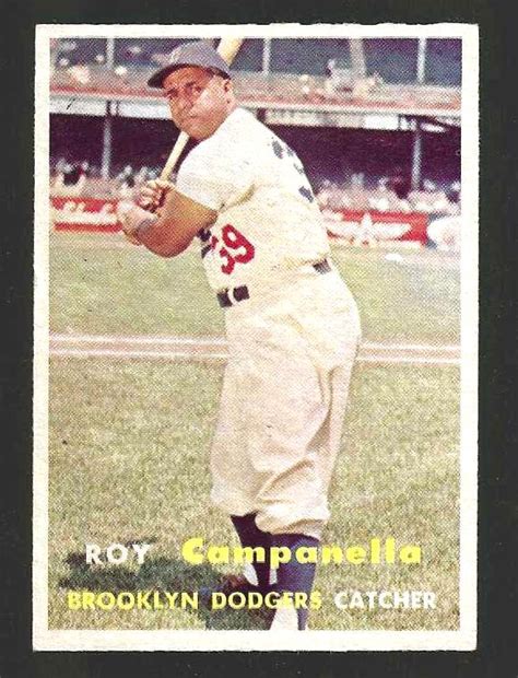 1957 Topps #210 Roy Campanella [#] (Brooklyn Dodgers)