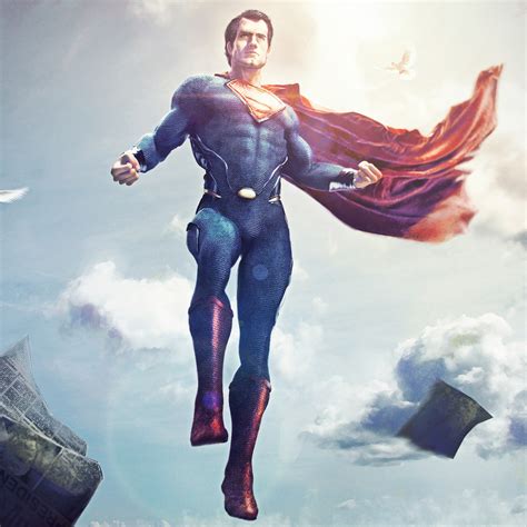 Wallpaper superman, flight, superhero, dc, art desktop wallpaper, hd image, picture, background ...