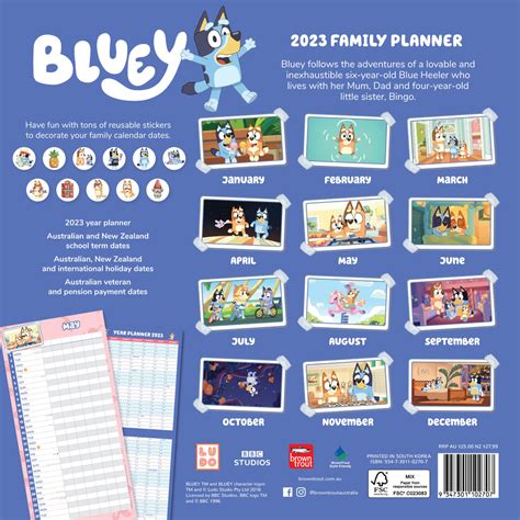 Shop Bluey Calendars for Kids Online & In-store