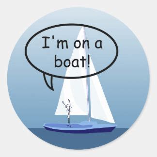 Funny Boat Stickers | Zazzle.co.uk