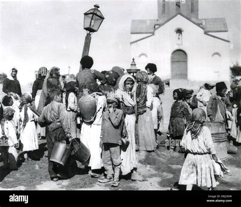 Armenian refugees at Baku, Azerbaijan, WW1 Stock Photo: 66165621 - Alamy