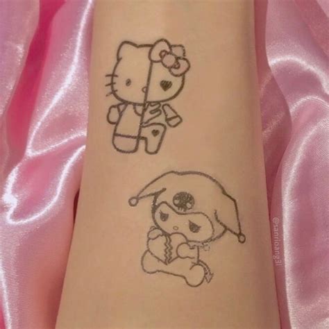 Med Tech. Запись со стены. | Hello kitty tattoos, Cute tattoos, Friend ...