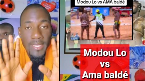 Combat Modou Lo Ama baldé : Bara zéro stress " Man sétanou ma lamb dji - YouTube